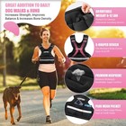 Adjustable Weighted Vest For Women  6-12 Lbs Rucking Vest With 6 Ironsand Wei   
