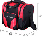 Bowling Bag For Single Ball - Single Ball Tote Bag With Padded Ball Holder - Fit