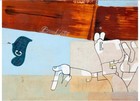 Chris Yormick  Mixed Media On Paper  Break Into  2005  9    X 12    Graffiti Art