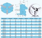 Genuine Quality Sanou 3 Jaw Self Centering Metal Lathe Chuck Reversable Jaw key
