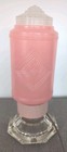 Art Deco 30 s Vintage Skyscraper Torpedo Bullet Pink Glass Lamp Shade Glass Base