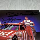 Bill Elliott And Junior Johnson Dual Signed 5 5x8 Post Card Autograph