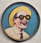 Vintage Dexterity Puzzle Man With Glasses - Drgm Made In Germany - 1920 s-30 s  