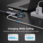 Usb-c Gigabit Ethernet Lan Rj45 5000mbps Network Adapter 95w Pd Driver-free