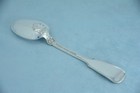 Tiffany Shell   Thread Sterling Silver 7  Oval Soup Place Spoon No Monogram