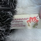 Folkmanis Goat Puppet 2520 Full Body Plush Gray   White Stuffed Animal Euc