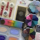Arts   Crafts Supplies Stamp Ink Pads Assorted Colors Vintage Brand Lot
