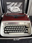 Antique 1970s Red Royal Model Custom Vintage Typewriter