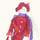 Dan Dee Collectors Choice Red Hat Society Cat Plush Stuffed 