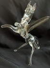 Vintage Hand Blown Glass Mythical Pegasus Unicorn Winged Horse Figurine 3 5 