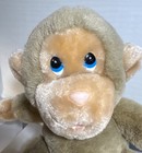 Baby Chee Chee Russ Berrie Plush Monkey Tan Stuffed Animal Blue Eyes No Pacifier