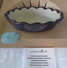 Pampered Chef  new  Stone Pie Plate Italian Plum   101563 Available Here 