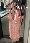 Zara New Woman Fringed Halter Mini Dress Pale Pink Xs-xxl 4772 243 687