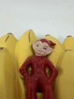 Vintage Gilner California Pottery Red Pixie Elf On Bunch Of Bananas Wall Pocket