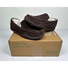 Kuru Men s Loft Moccasin Slippers Java Brown Suede Size 13 Nib  034s