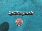 Beautiful Vintage Sterling Silver Marcasite Brooch Stamped 925