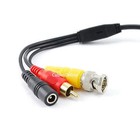  25ft Cctv Security Camera Audio video dc Power Cable W  Bnc rca Male Plugs