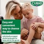 Curad Alcohol Prep Pads  pack Of 4 Boxes    400 Pieces Of Medium Isopropyl Alcoh