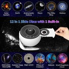 Led Galaxy Projector Starry Night Light Moon Star Sky Nebula Projection Lamp Us
