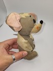 Vintage Rare Dakin Dream Pets Cute Gray Mouse With Toga 6  Plush Stuffed Animal