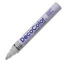 Decocolor  Paint Marker  Silver Ink  Broad Point  Permanent  Oil Based  Opaque