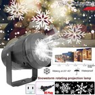 2025 Christmas Snowflake Projector Light Led Laser Outdoor Lamp Xmas Party Decor