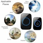Waterproof Wireless Doorbell Adjustable Volume 1000ft Plugin Receiver 38 Chime