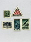 Vintage Postage Stamp Fridge Magnet Greece Italy South America Taiwan Lot 26