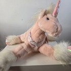 Animal Alley Darla Unicorn Plush Pink White Iridescent Horn Toys R Us Exclusive