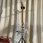 Unbranded Electric Guitar Solid Acrylic Body Maple Fretboard neck Sss Pickups