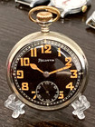 Rare Swiss Helvetia Pocket Watch Vintage German Military Wehrmacht Wwii