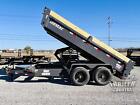 New 7 X 16 14k Gvwr Hydraulic Scissor Hoist Power Up   Down Dump Trailer Hauler