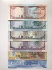 Trinidad And Tobago 6pcs Banknotes Set 1 - 100 Dollars 2006-2019 Unc Polymer