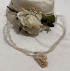 Vintage Romantic  victorian  wedding Style Derby Hat Lace Floral Flowers Euc