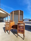 Antique Vintage Wood 1900   s Vanity Dressing Table  The Mengel Company 