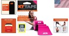Hypoallergenic Kinesiology Tape - 20 Strips  10    Pink Cotton For Sensitive Skin