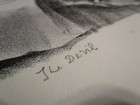 Adolph Dehn Pencil Signed Lithograph 1945 Ed 250 The Devil
