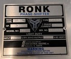 Ronk Phase Shifter Model 80a Type 2ps-hd  240v  1 Phase Current 4