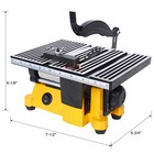 Mini Table Saw 4500 Rpm 90w With 3 Blades For Precision Cut 4  Blade Diameter
