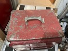 Vintage Coca-cola Red Metal Cooler 1940-1950s Original Patina
