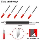 15pc 45   Premium Vinyl Cutting Plotter  Blade Carbide For Roland Cutter Us Ship
