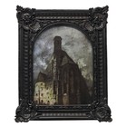 Antique Black 5x7 Picture Frame Vintage Ornate Arched Retro Gothic Home Decor