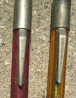 Lot Of 2 Scripto Atlanta Short 4  Translucent Mechanical Pencils As-is