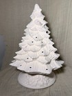 Ceramic Bisque Christmas Tree - Ready To Paint Vintage Doc Holliday  728  10-in