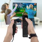 2pack Built-in Motion Plus Wii Remote   Nunchuck Controller For Wii U Console