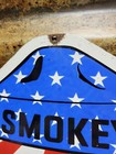 Vintage Smokey Bear Porcelain Sign Old Us Forest Service National Park America