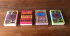 Lot Of 4 Nip Vtg Midcentury Playing Card Decks Bridge Colorful Granny Chic Decor