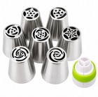 7 Pack Russian Piping Tips Flower Icing Nozzles Cake Decorating Set