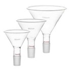 50mm-150mm Transparent Glass Funnel W  Standard Joint To Laboratory Glassware