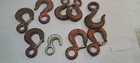 Lot Of 9 Vintage Chain Hooks    Heavy Duty  Some Usa Made See Pics